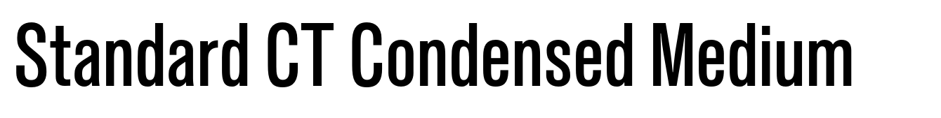 Standard CT Condensed Medium
